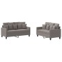 Juego de sofás con cojines 2 piezas tela gris taupe de , Sofás - Ref: Foro24-3201655, Precio: 425,71 €, Descuento: %