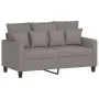 Juego de sofás con cojines 2 piezas tela gris taupe de , Sofás - Ref: Foro24-3201655, Precio: 418,56 €, Descuento: %