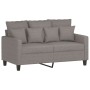 Juego de sofás con cojines 2 piezas tela gris taupe de , Sofás - Ref: Foro24-3201655, Precio: 425,71 €, Descuento: %