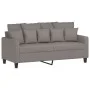 Juego de sofás con cojines 2 piezas tela gris taupe de , Sofás - Ref: Foro24-3201655, Precio: 418,56 €, Descuento: %