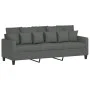 3-seater sofa in dark gray fabric 180 cm by , Sofas - Ref: Foro24-359276, Price: 254,56 €, Discount: %