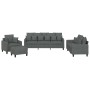 Juego de sofás con cojines 4 piezas tela gris oscuro de , Sofás - Ref: Foro24-3201641, Precio: 652,76 €, Descuento: %