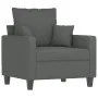 Sofa set with cushions 4 pieces dark gray fabric by , Sofas - Ref: Foro24-3201641, Price: 643,50 €, Discount: %