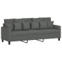 Juego de sofás con cojines 4 piezas tela gris oscuro de , Sofás - Ref: Foro24-3201641, Precio: 652,76 €, Descuento: %
