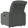 Sillón reclinable elevable de tela gris oscuro en Sillones | Comprar online en Foru.es