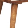 Mesita de noche de madera maciza de sheesham 45x30x45 cm de vidaXL, Mesitas de noche - Ref: Foro24-246263, Precio: 92,79 €, D...