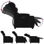 Sillón reclinable elevable tela negro en Sillones | Comprar online en Foru.es
