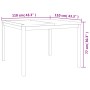 Juego de comedor para jardín 3 pzas madera maciza de teca de , Conjuntos de jardín - Ref: Foro24-3157911, Precio: 540,11 €, D...