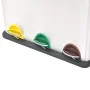 Cubo de reciclaje y basura con pedal acero inoxidable 24 L de vidaXL, Cubos de la basura y papeleras - Ref: Foro24-50601, Pre...