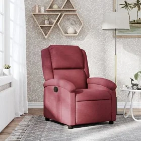 Sillón reclinable de tela rojo tinto de , Sillones - Ref: Foro24-371754, Precio: 190,08 €, Descuento: %
