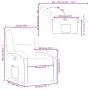 Sillón reclinable de tela rojo tinto de , Sillones - Ref: Foro24-371754, Precio: 190,08 €, Descuento: %