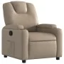 Sillón reclinable de cuero sintético color capuchino de , Sillones - Ref: Foro24-372395, Precio: 212,95 €, Descuento: %