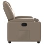 Sillón reclinable de cuero sintético color capuchino de , Sillones - Ref: Foro24-372395, Precio: 216,41 €, Descuento: %