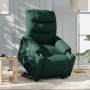 Sillón reclinable elevable tela verde oscuro en Sillones | Comprar online en Foru.es