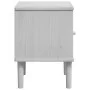 Mesita noche SENJA aspecto ratán madera pino blanco 40x35x48 cm de , Mesitas de noche - Ref: Foro24-358011, Precio: 53,07 €, ...