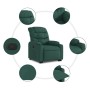 Sillón reclinable elevable tela verde oscuro en Sillones | Comprar online en Foru.es