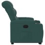 Sillón reclinable elevable tela verde oscuro en Sillones | Comprar online en Foru.es