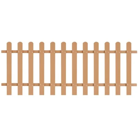 WPC garden picket fence 200x80 cm by vidaXL, fenced with pickets - Ref: Foro24-42823, Price: 82,80 €, Discount: %