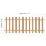 WPC garden picket fence 200x80 cm by vidaXL, fenced with pickets - Ref: Foro24-42823, Price: 82,80 €, Discount: %