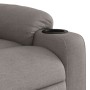 Sillón reclinable elevable tela gris taupe en Sillones | Comprar online en Foru.es