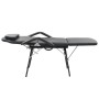 Camilla de esteticista cuero sintético 185x78x76 cm negra de vidaXL, Sillones de masaje - Ref: Foro24-110160, Precio: 204,16 ...