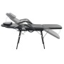 Camilla de esteticista cuero sintético 185x78x76 cm negra de vidaXL, Sillones de masaje - Ref: Foro24-110160, Precio: 204,16 ...
