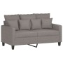 Juego de sofás con cojines 2 piezas tela gris taupe de , Sofás - Ref: Foro24-3201671, Precio: 502,92 €, Descuento: %