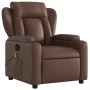 Sillón de masaje reclinable cuero sintético marrón de , Sillones - Ref: Foro24-372436, Precio: 246,76 €, Descuento: %