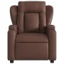 Sillón de masaje reclinable cuero sintético marrón de , Sillones - Ref: Foro24-372436, Precio: 246,76 €, Descuento: %