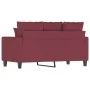 Red fabric 2-seater sofa 120 cm by , Sofas - Ref: Foro24-359265, Price: 193,07 €, Discount: %