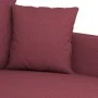 Red fabric 2-seater sofa 120 cm by , Sofas - Ref: Foro24-359265, Price: 193,07 €, Discount: %