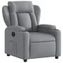 Sillón reclinable de tela gris claro de , Sillones - Ref: Foro24-372403, Precio: 265,24 €, Descuento: %