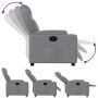 Sillón reclinable de tela gris claro de , Sillones - Ref: Foro24-372403, Precio: 256,25 €, Descuento: %