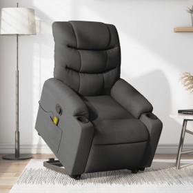 Silla de masaje reclinable de pie de tela gris oscuro en Sillones | Comprar online en Foru.es
