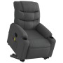 Silla de masaje reclinable de pie de tela gris oscuro en Sillones | Comprar online en Foru.es