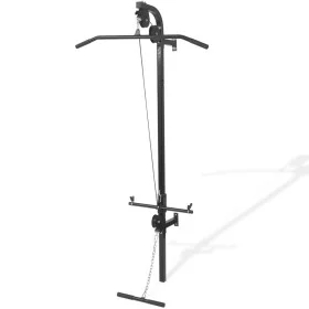 Wall home gym with 2 pulleys by vidaXL, Bars for push-ups and pull-ups - Ref: Foro24-91369, Price: 91,86 €, Discount: %