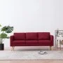 3-seater sofa in red wine-colored fabric by , Sofas - Ref: Foro24-281364, Price: 394,92 €, Discount: %