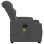 Silla de masaje reclinable de pie de tela gris oscuro en Sillones | Comprar online en Foru.es