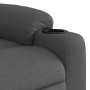 Silla de masaje reclinable de pie de tela gris oscuro en Sillones | Comprar online en Foru.es