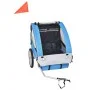 Remolque para bicicletas gris y azul 30 kg de vidaXL, Remolques para bicicletas - Ref: Foro24-91372, Precio: 183,71 €, Descue...