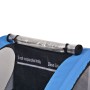 Remolque para bicicletas gris y azul 30 kg de vidaXL, Remolques para bicicletas - Ref: Foro24-91372, Precio: 187,01 €, Descue...