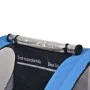 Remolque para bicicletas gris y azul 30 kg de vidaXL, Remolques para bicicletas - Ref: Foro24-91372, Precio: 183,71 €, Descue...