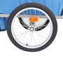 Remolque para bicicletas gris y azul 30 kg de vidaXL, Remolques para bicicletas - Ref: Foro24-91372, Precio: 187,01 €, Descue...