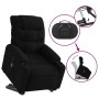 Sillón reclinable de masaje elevable tela negro en Sillones | Comprar online en Foru.es