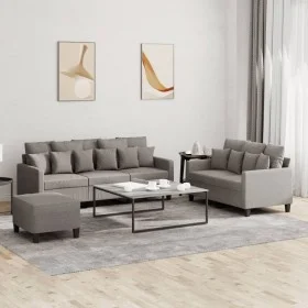 Sofagarnitur mit Kissen, 3-teilig, taupegrauer Stoff von , Sofas - Ref: Foro24-3201679, Preis: 533,54 €, Rabatt: %