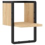 Estante de pared con barra roble Sonoma 20x25x30 cm de , Estantes y estanterías - Ref: Foro24-836274, Precio: 12,69 €, Descue...