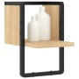Estante de pared con barra roble Sonoma 20x25x30 cm de , Estantes y estanterías - Ref: Foro24-836274, Precio: 12,69 €, Descue...