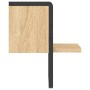 Estante de pared con barra roble Sonoma 20x25x30 cm de , Estantes y estanterías - Ref: Foro24-836274, Precio: 12,69 €, Descue...