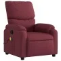 Sillón de masaje reclinable de tela color vino tinto de , Sillones - Ref: Foro24-373425, Precio: 211,70 €, Descuento: %