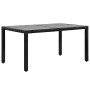 Conjunto de comedor de exterior 7 piezas ratán sintético negro de , Conjuntos de jardín - Ref: Foro24-44087, Precio: 733,56 €...